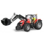 Bruder massey ferguson con cargador frontal 03047