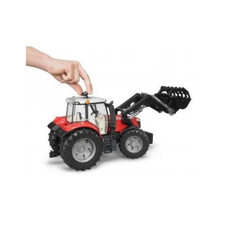 Bruder massey ferguson con cargador frontal 03047