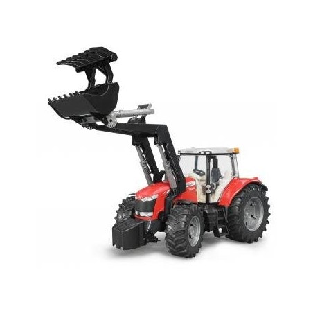 Bruder massey ferguson con cargador frontal 03047