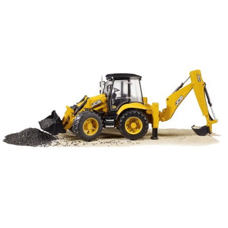 Bruder bruder 2454 excavadora jcb 5cx con doble pala 02454