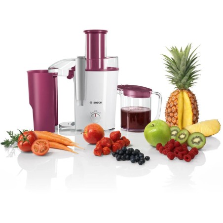 Licuadora bosch mes25c0 700w  boca de llenado xl  jarra 1.25l con separador pulpa y contenedor de 2