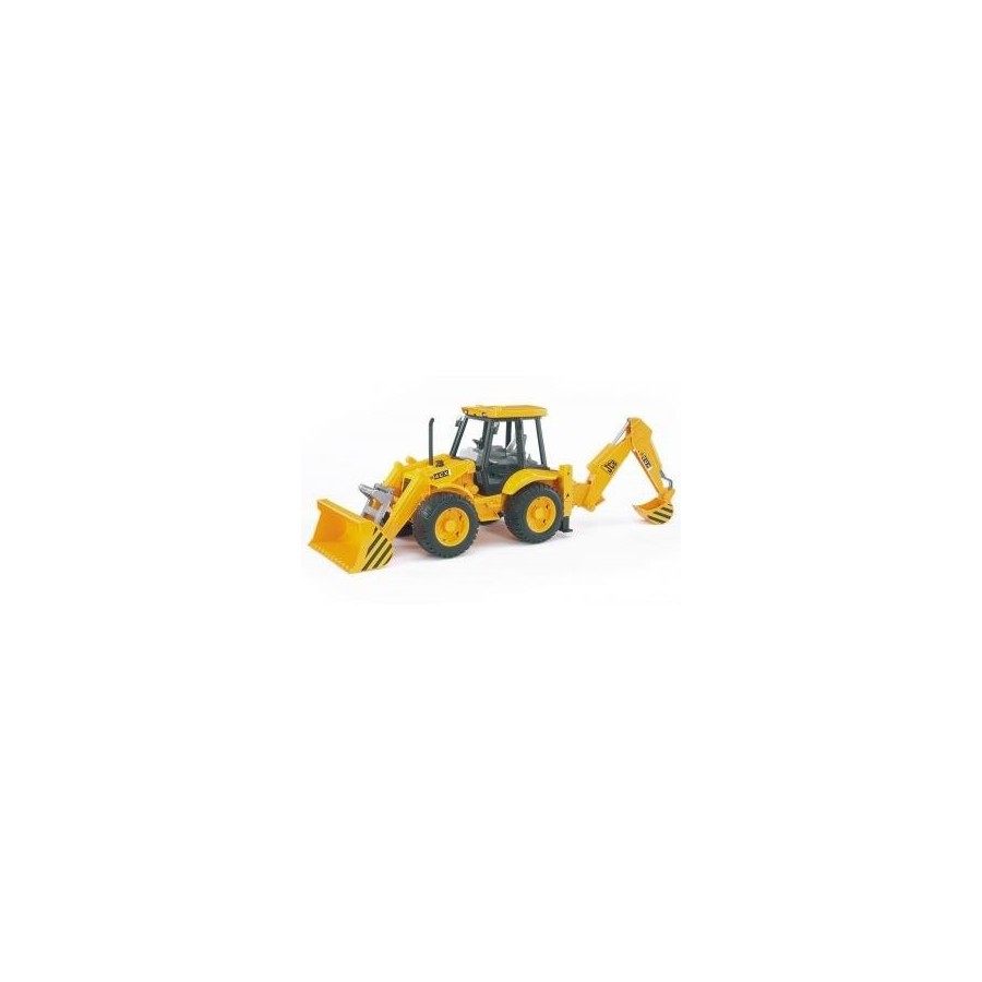 Bruder excavadora jcb 4cx pala frontal y trasera 02428