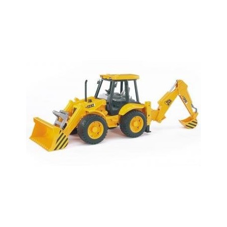 Bruder excavadora jcb 4cx pala frontal y trasera 02428