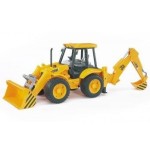 Bruder excavadora jcb 4cx pala frontal y trasera 02428