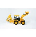 Bruder excavadora jcb 4cx pala frontal y trasera 02428