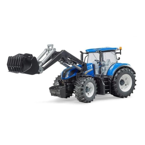 Bruder tractor new holland t7.315 con pala frontal 03121