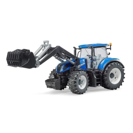 Bruder tractor new holland t7.315 con pala frontal 03121