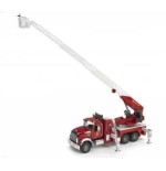 Bruder camion bomberos mack con escalera y deposito de agua 02821