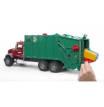 Bruder mack camión de basura (verde rojo) 02812
