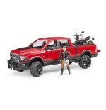Bruder ram 2500 power wagon con ducati desert sled y conductor