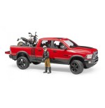 Bruder ram 2500 power wagon con ducati desert sled y conductor