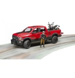 Bruder ram 2500 power wagon con ducati desert sled y conductor