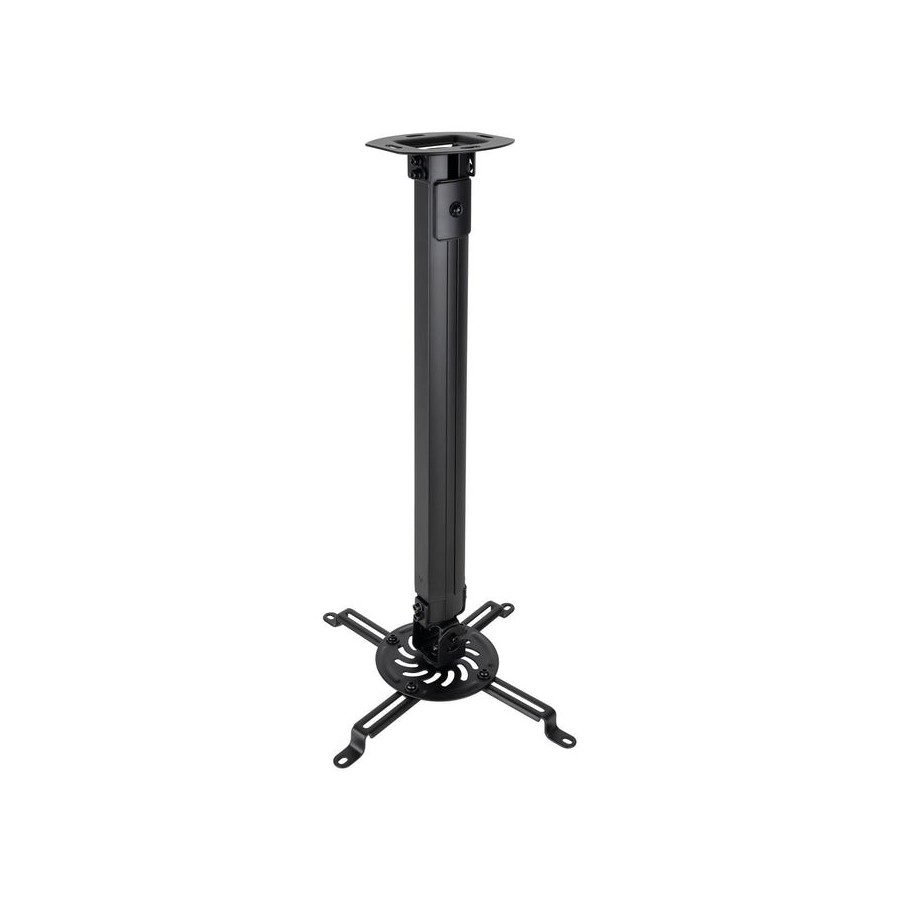Tooq soporte de techo para proyector - inclinable y giratorio - apto para techos inclinados - peso max 20kg - color