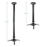 Tooq soporte de techo para proyector - inclinable y giratorio - apto para techos inclinados - peso max 20kg - color