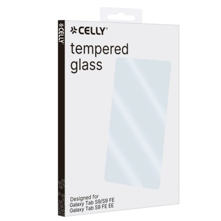 Protector celly glasstab12  de pantalla para galaxy tab s9, galaxy tab s9 fe, galaxy tab s9 fe enterprise edition 1 pieza