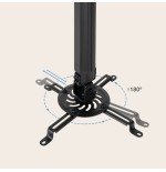 Tooq soporte de techo para proyector - inclinable y giratorio - apto para techos inclinados - peso max 20kg - color