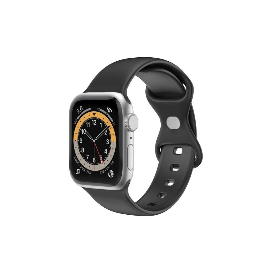 Correa apple watch 42/44/45 sili bk