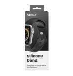 Correa apple watch 42/44/45 sili bk