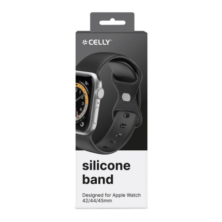 Correa apple watch 42/44/45 sili bk