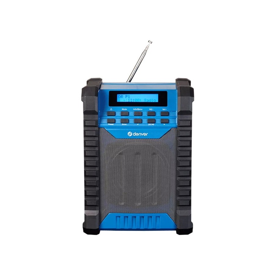 Denver wrd-60 radio de obra fm/bt/dab+