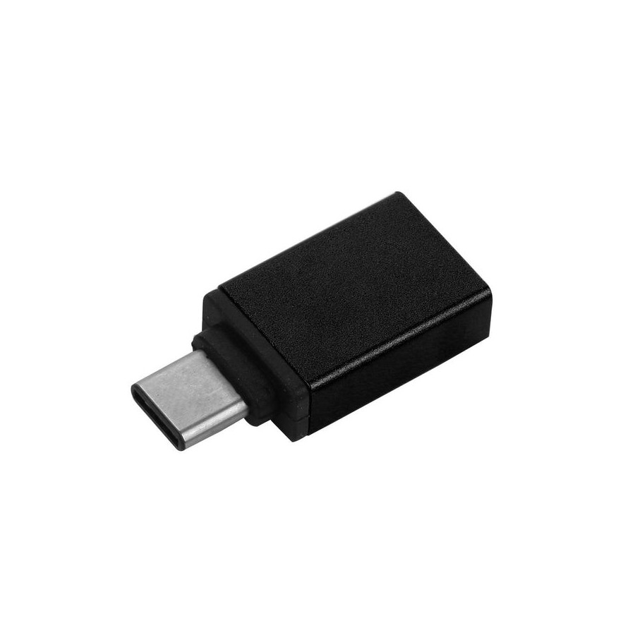 Coolbox adaptador usb-c a usb m/h  3.0  negro