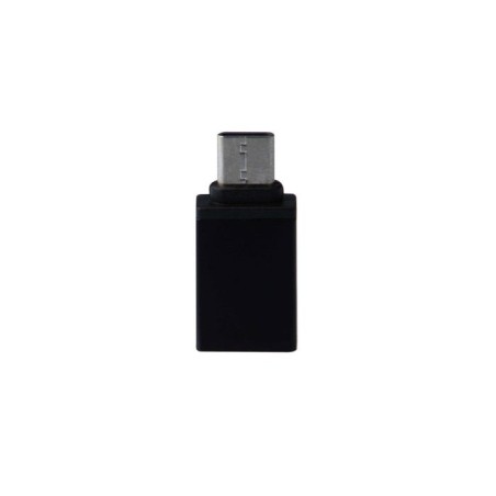 Coolbox adaptador usb-c a usb m/h  3.0  negro
