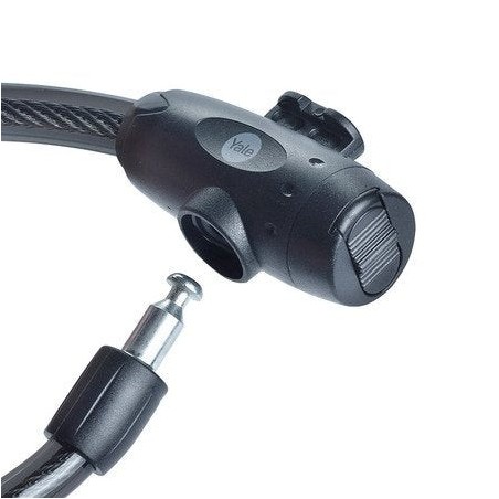 Cable de bicicleta con llave de acero de 12 mm - yck0/12/200/2 negro