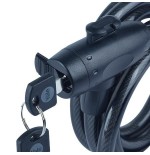 Cable de bicicleta con llave de acero de 12 mm - yck0/12/200/2 negro