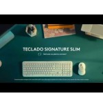 Teclado ingles logitech k950 signature slim teclado rf wireless + bluetooth qwerty ee.uu. grafito