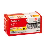 Fischer 568005 tornillo de anclaje y taco 100 pieza(s) anclaje de expansión 25 mm