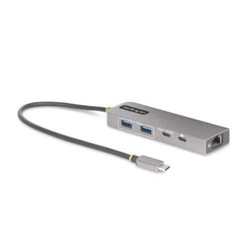 Startech 10g2a1c25epd-usb-hub base para portátil y replicador de puertos alámbrico usb 3.2 gen 2 (3.1 gen 2) type-c gris