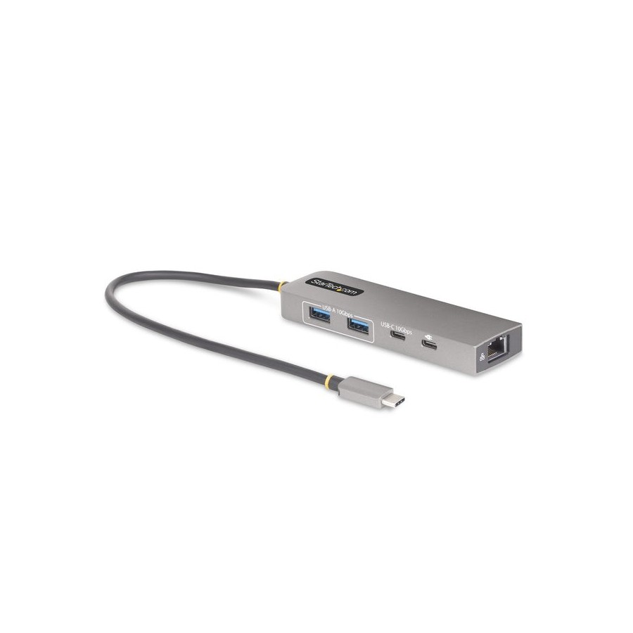 Startech 10g2a1c25epd-usb-hub base para portátil y replicador de puertos alámbrico usb 3.2 gen 2 (3.1 gen 2) type-c gris