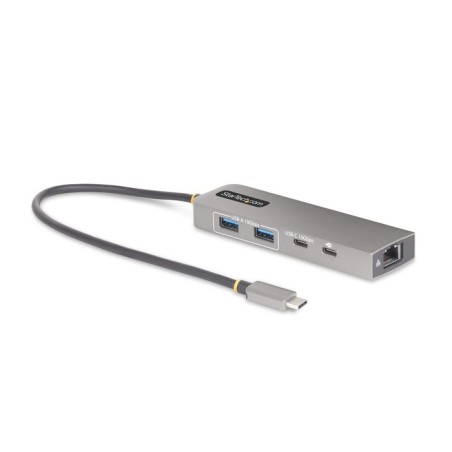 Startech 10g2a1c25epd-usb-hub base para portátil y replicador de puertos alámbrico usb 3.2 gen 2 (3.1 gen 2) type-c gris