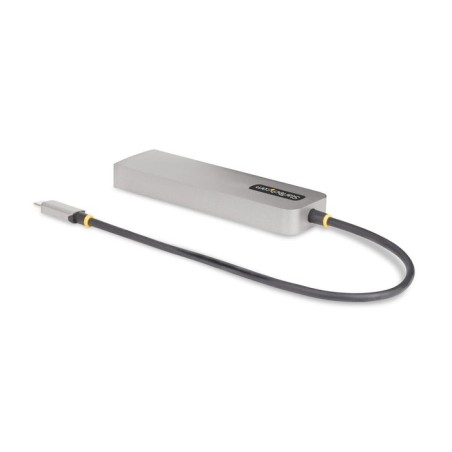 Startech 10g2a1c25epd-usb-hub base para portátil y replicador de puertos alámbrico usb 3.2 gen 2 (3.1 gen 2) type-c gris