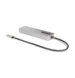 Startech 10g2a1c25epd-usb-hub base para portátil y replicador de puertos alámbrico usb 3.2 gen 2 (3.1 gen 2) type-c gris