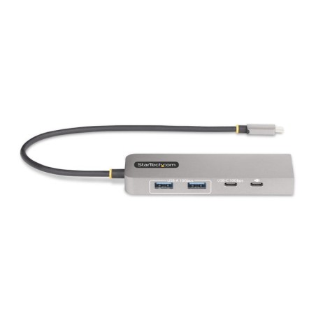 Startech 10g2a1c25epd-usb-hub base para portátil y replicador de puertos alámbrico usb 3.2 gen 2 (3.1 gen 2) type-c gris