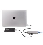 Startech 10g2a1c25epd-usb-hub base para portátil y replicador de puertos alámbrico usb 3.2 gen 2 (3.1 gen 2) type-c gris
