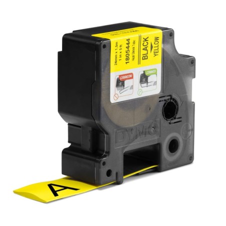 Dymo rhino 24mmx1 5 negro amarillo
