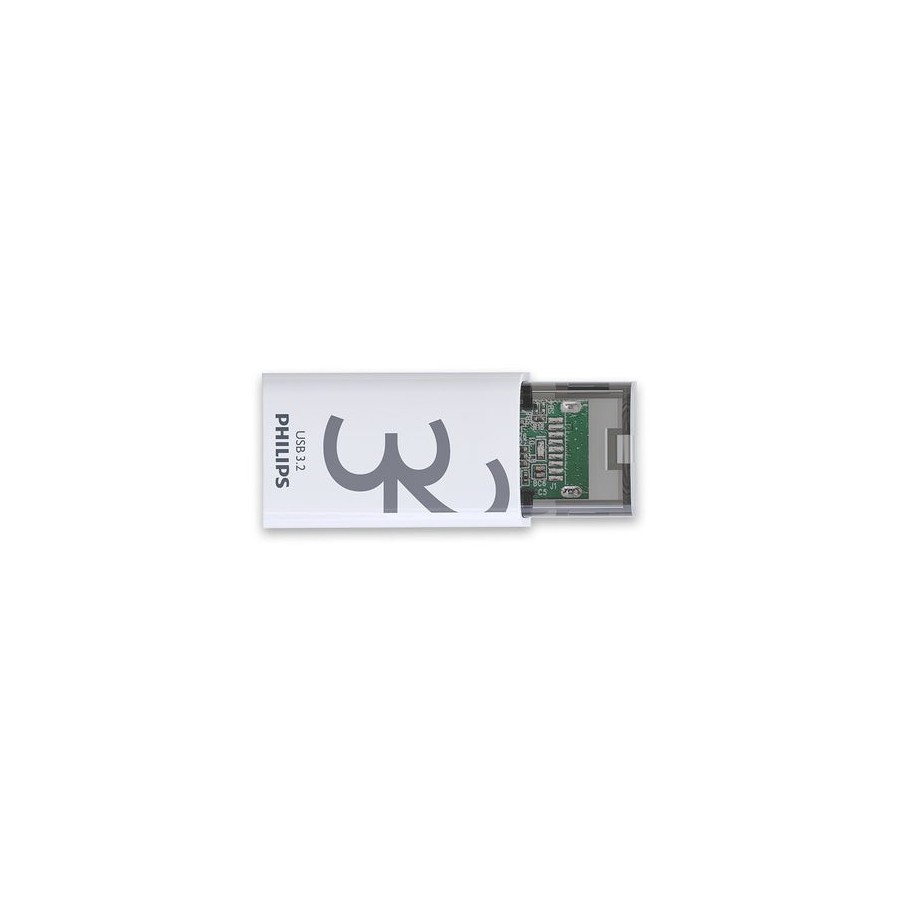 Philips usb 3.2 32gb click series gen 1 usb-c unidad flash usb 128 gb usb tipo a 2.0 plata