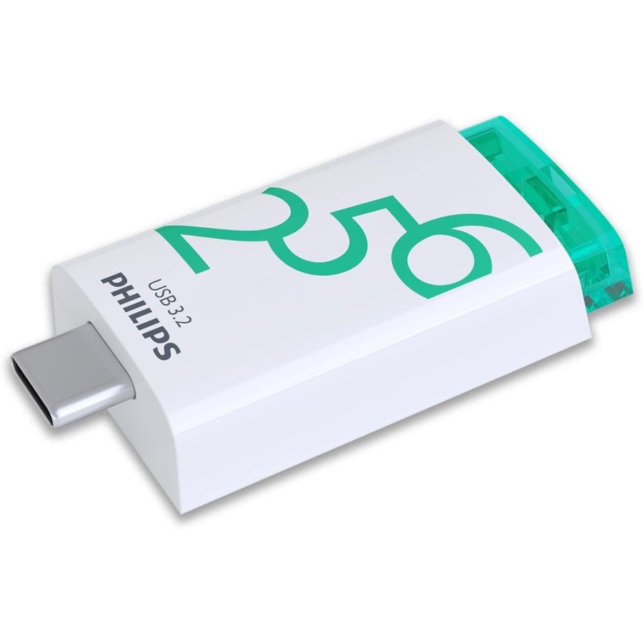 Philips usb 3.2  256gb click series gen 1 usb-c