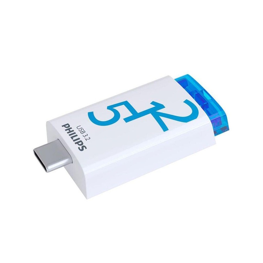 Philips usb 3.2  512gb click series gen 1 usb-c