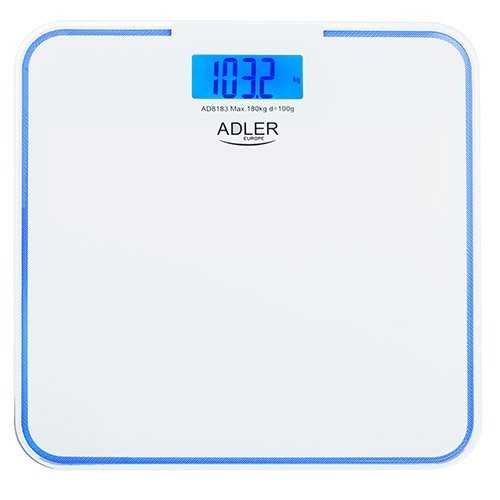 Báscula adler ad 8183  plaza  personal electrónica azul blanco