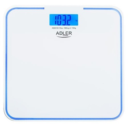 Báscula adler ad 8183  plaza  personal electrónica azul blanco