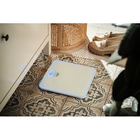 Báscula adler ad 8183  plaza  personal electrónica azul blanco