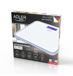 Báscula adler ad 8183  plaza  personal electrónica azul blanco