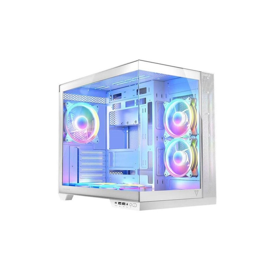 Caja pc modecom volcano panorama apex argb 5f biala