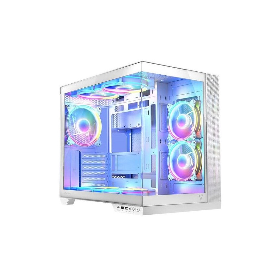 Caja pc modecom volcano panorama apex argb 7f biala