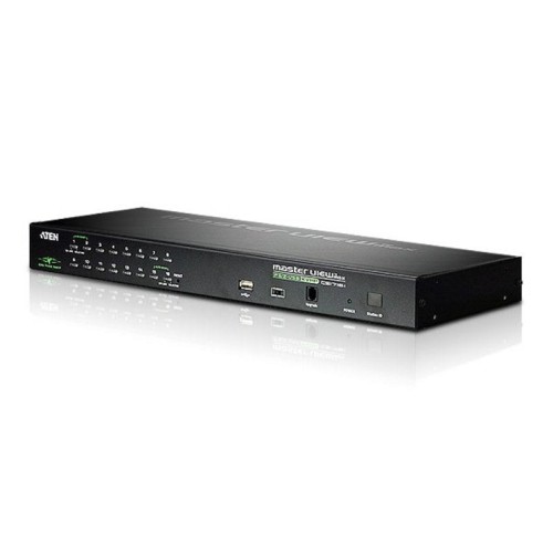 Switch kvm por ip vga ps/2-usb de 16 puertos con acceso compartido desde consolas local/remota