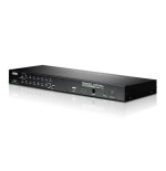 Switch kvm por ip vga ps/2-usb de 16 puertos con acceso compartido desde consolas local/remota