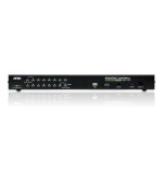 Switch kvm por ip vga ps/2-usb de 16 puertos con acceso compartido desde consolas local/remota